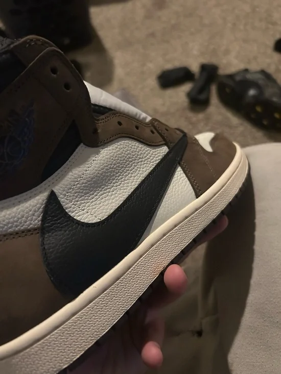 Travis Scott Jordan 1 High mocha - Picture 3 of 11